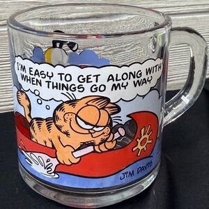 Garfield Characters Glass Mug